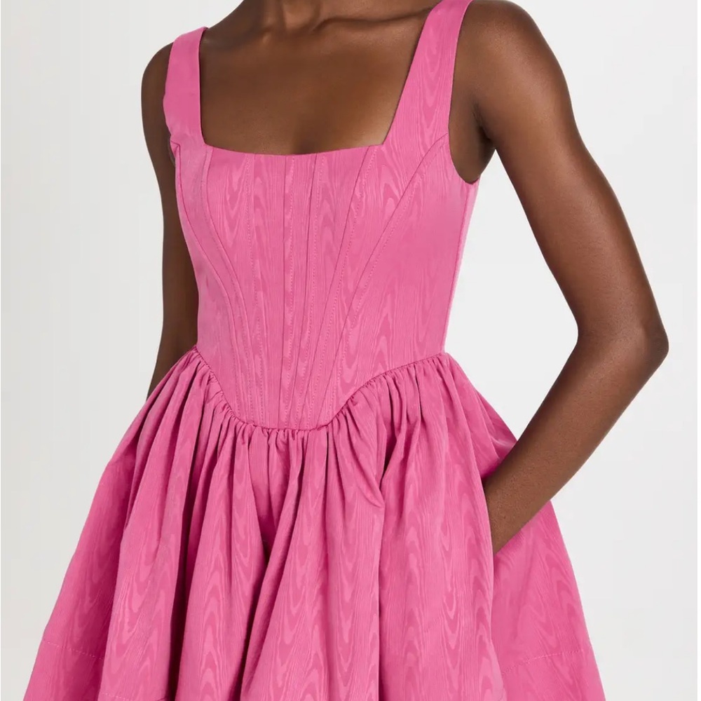 STAUD landscape mini dress. Worn once, size 2.